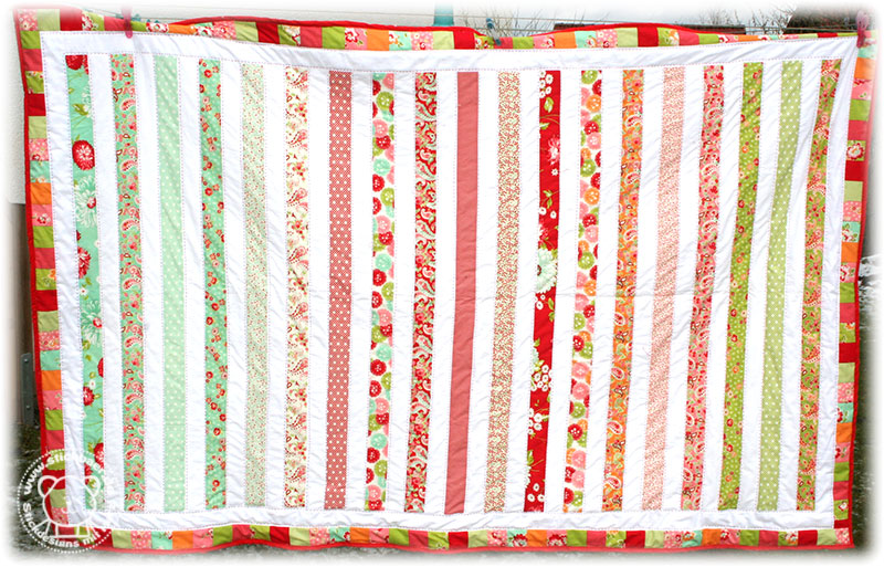 A cuddly quilt from dreamy Fabrics
